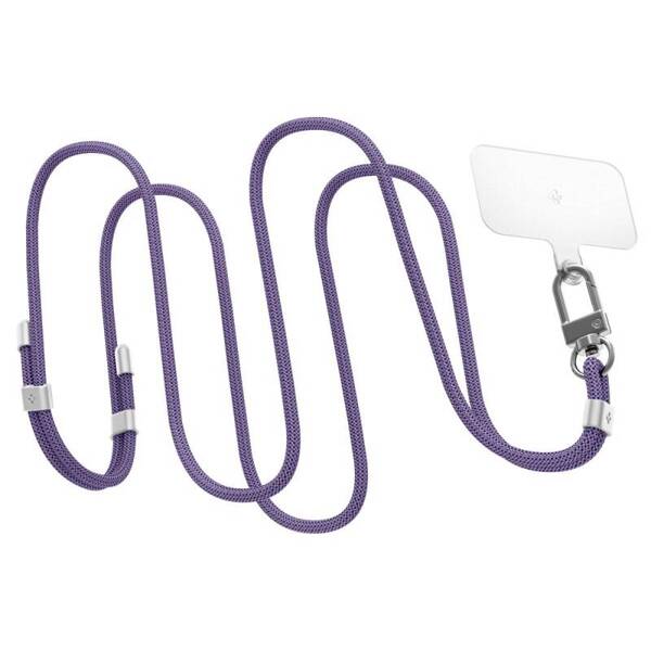 SMYCZ DO TELEFONU SPIGEN UNIVERSAL STRAP SET CROSSBODY & WRIST DEEP PURPLE