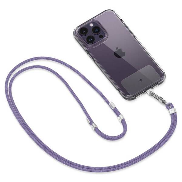 SMYCZ DO TELEFONU SPIGEN UNIVERSAL STRAP SET CROSSBODY & WRIST DEEP PURPLE