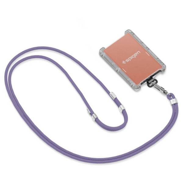 SMYCZ DO TELEFONU SPIGEN UNIVERSAL STRAP SET CROSSBODY & WRIST DEEP PURPLE