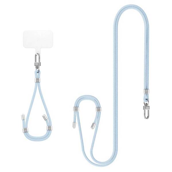 SMYCZ DO TELEFONU SPIGEN UNIVERSAL STRAP SET CROSSBODY & WRIST MUTE BLUE