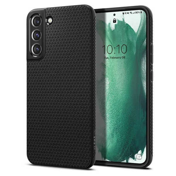 SPIGEN LIQUID AIR ETUI DO GALAXY S22+ PLUS MATTE BLACK