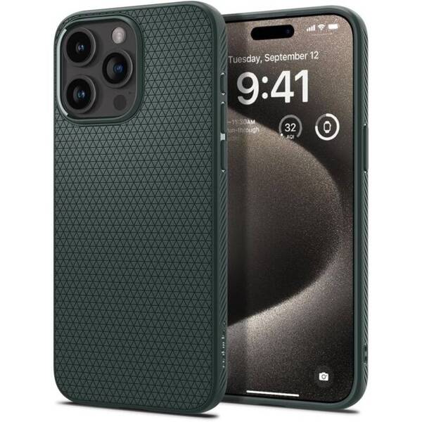 SPIGEN LIQUID AIR ETUI do IPHONE 15 PRO MAX ABYSS