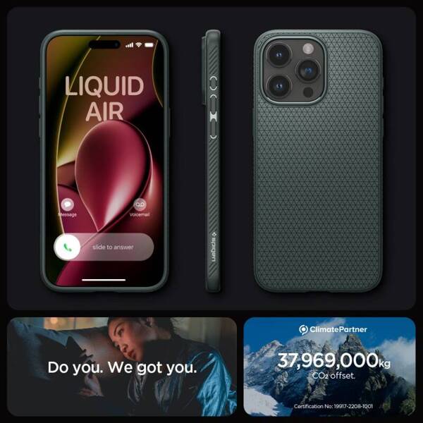 SPIGEN LIQUID AIR ETUI do IPHONE 15 PRO MAX ABYSS