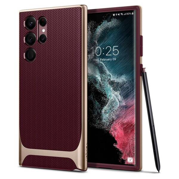 SPIGEN NEO HYBRID ETUI DO GALAXY S22 ULTRA BURGUNDY