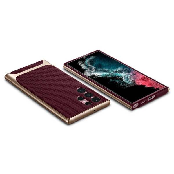 SPIGEN NEO HYBRID ETUI DO GALAXY S22 ULTRA BURGUNDY