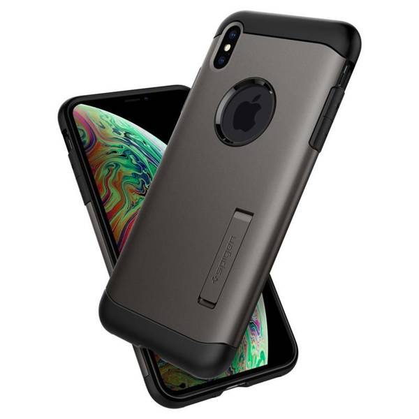 SPIGEN Slim Armor etui do iPhone XS Max - GUNMETAL