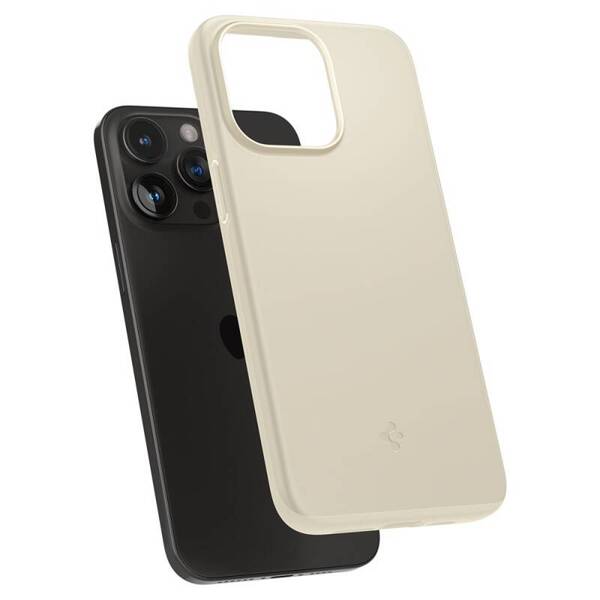 SPIGEN THIN FIT ETUI do IPHONE 15 PRO MUTE BEIGE