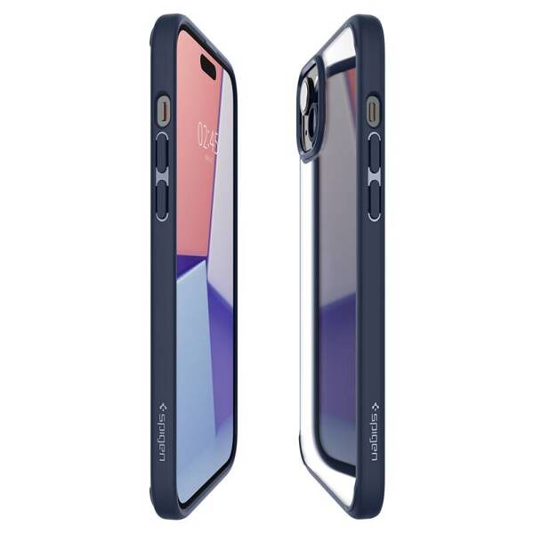 SPIGEN ULTRA HYBRID ETUI do IPHONE 15 NAVY BLUE