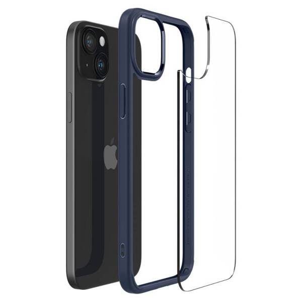 SPIGEN ULTRA HYBRID ETUI do IPHONE 15 NAVY BLUE