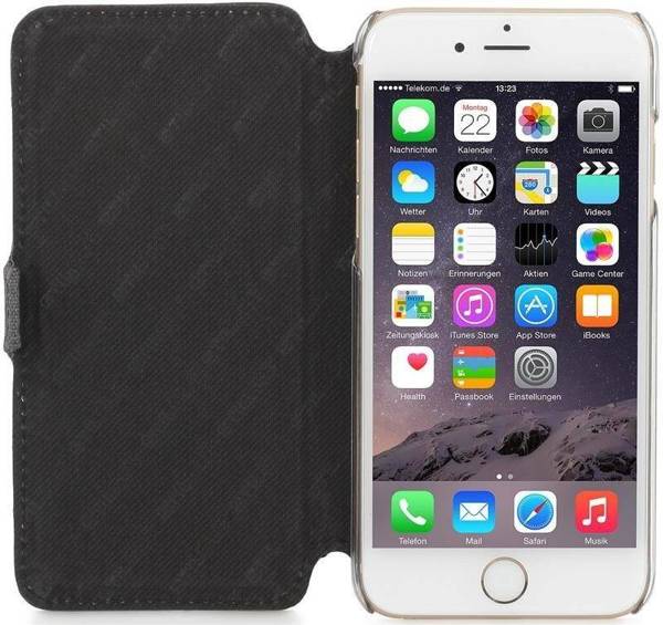 STILGUT Canvas Book - Etui do Apple iPhone 6/6S