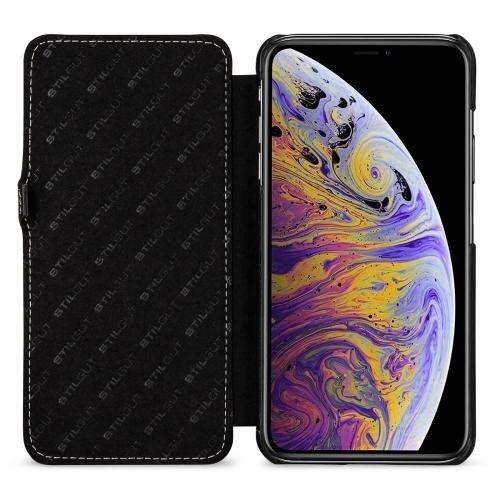 STILGUT UltraSlim Book - Etui do Apple iPhone XS Max