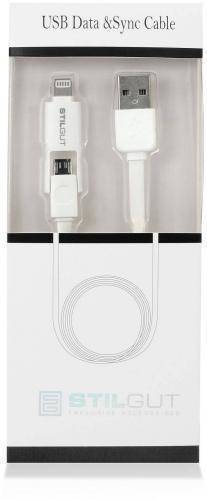 STILGUT kabel USB - Lightning/Micro USB