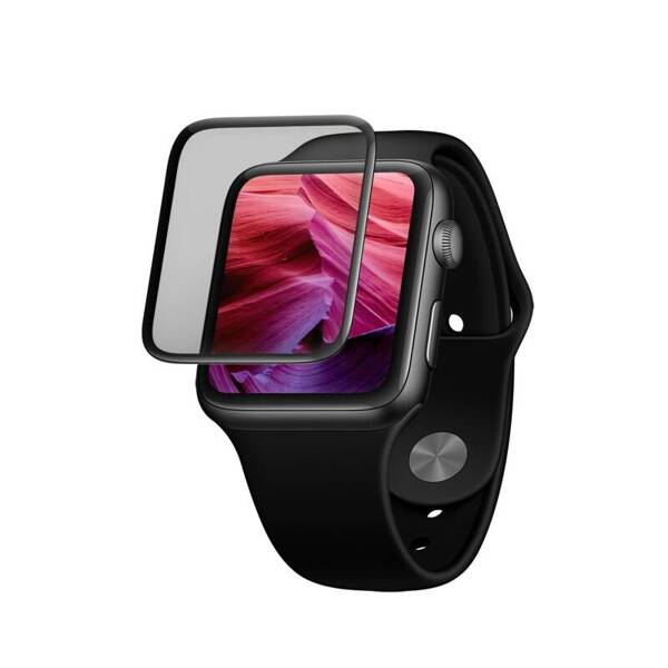 SZKŁO HARTOWANE DO APPLE WATCH 40MM Z APLIKATOREM FIXED 3D FULL-COVER