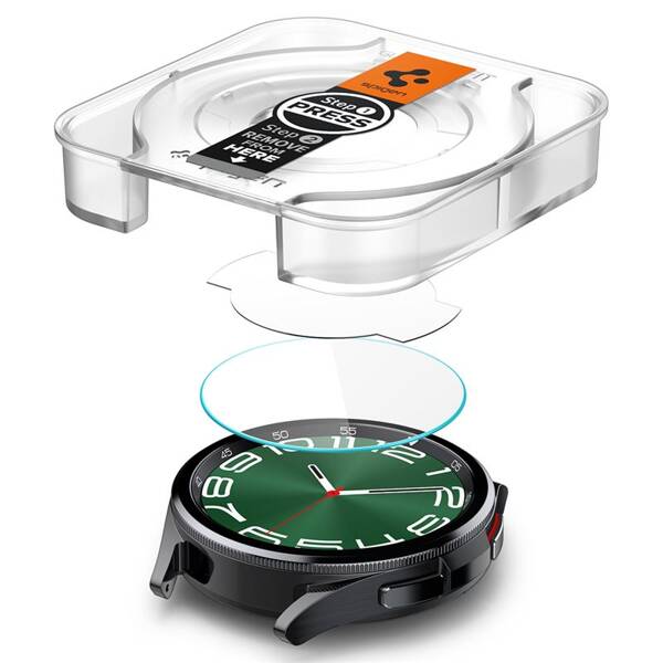 SZKŁO HARTOWANE DO SAMSUNG GALAXY WATCH 6 CLASSIC 47 MM SPIGEN GLASS 2 SZT.