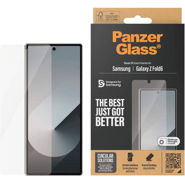 SZKŁO HARTOWANE DO SAMSUNG GALAXY Z FOLD 6 PANZERGLASS CLASSIC FIT