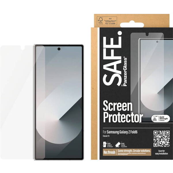 SZKŁO HARTOWANE DO SAMSUNG GALAXY Z FOLD 6 SAFE BY PANZERGLASS CLASSIC FIT