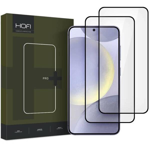 SZKŁO HARTOWANE DO SAMSUNG S25 HOFI GLASS PRO+ 2 SZT. CZARNE