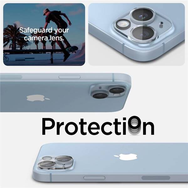 SZKŁO HARTOWANE NA APARAT DO IPHONE 14 / IPHONE 14 PLUS SPIGEN GLASS 2 SZT.