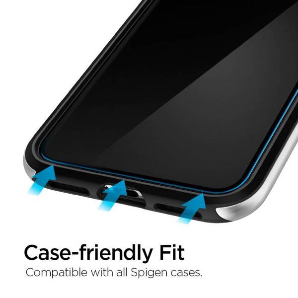 SZKŁO HARTOWANE OCHRONNE SPIGEN ALM GLAS.TR SLIM 2-PACK DO IPHONE 11 / XR