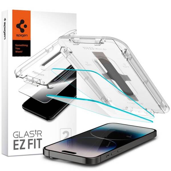 SZKŁO HARTOWANE OCHRONNE SPIGEN GLAS.TR 2-PACK DO IPHONE 14 PRO MAX