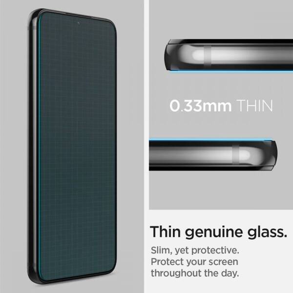 SZKŁO HARTOWANE OCHRONNE SPIGEN GLAS.TR ”EZ FIT” 2-PACK DO GALAXY S22