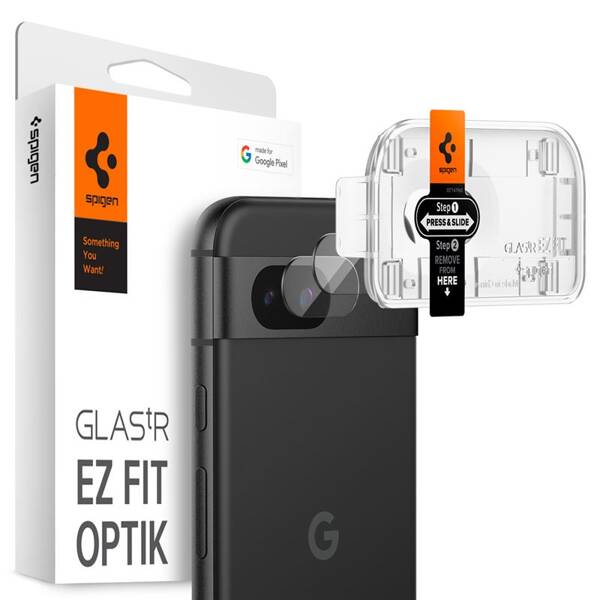 SZKŁO HARTOWANE do GOOGLE PIXEL 8a Z APLIKATOREM SPIGEN GLASS EZ FIT