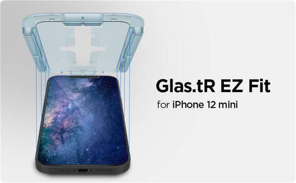 SZKŁO HARTOWANE do IPHONE 12 MINI 2 szt SPIGEN GLASS EZ FIT