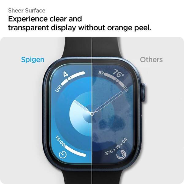 SZKŁO HYBRYDOWE DO APPLE WATCH 10 46 MM SPIGEN ELITE SHIELD ”EZ FIT” 2 SZT.