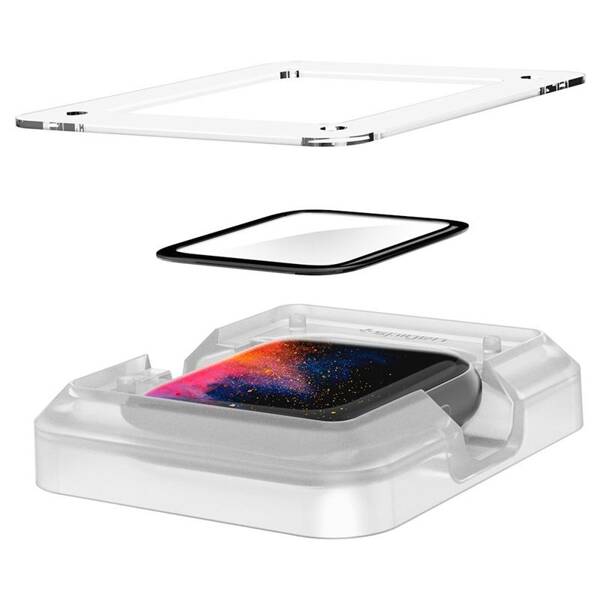 SZKŁO HYBRYDOWE DO APPLE WATCH 5 44 MM SPIGEN PRO FLEX EZ FIT 2 SZT.