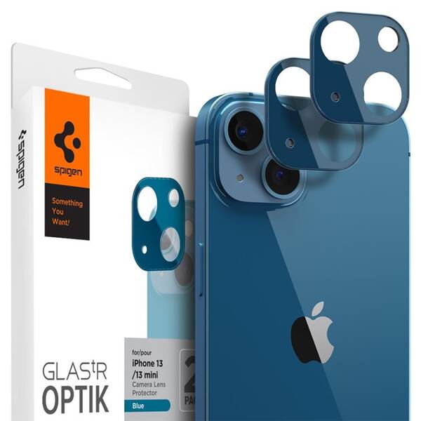 SZKŁO NA APARAT do IPHONE 13 SPIGEN OPTIC 2 SZT