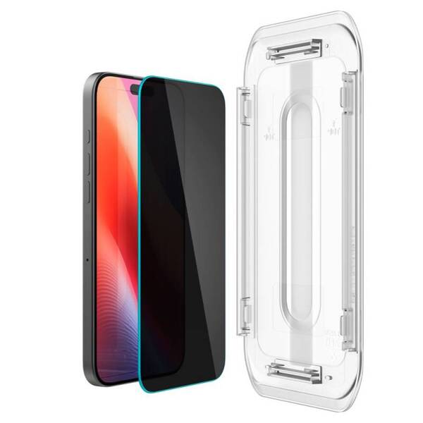 SZKŁO PRYWATYZUJĄCE DO IPHONE 16 PRO SPIGEN GLAS.TR ”EZ FIT” 2-PACK