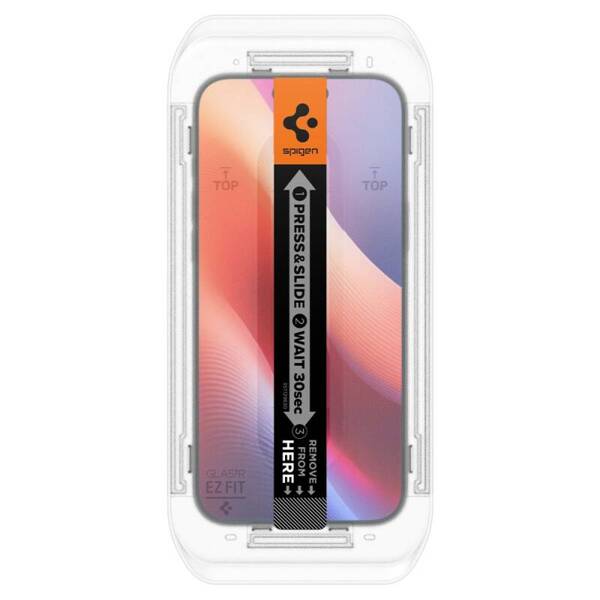 SZKŁO PRYWATYZUJĄCE DO IPHONE 16 PRO SPIGEN GLAS.TR ”EZ FIT” 2-PACK