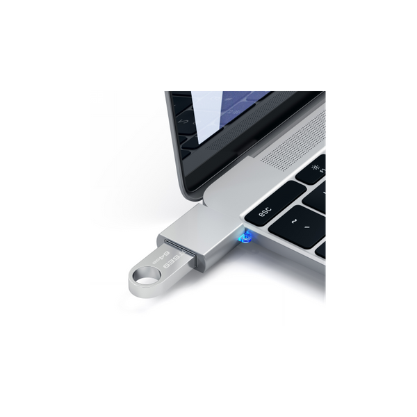 Satechi Aluminium Adapter | Hub USB-C do USB-A 3.0 - SILVER