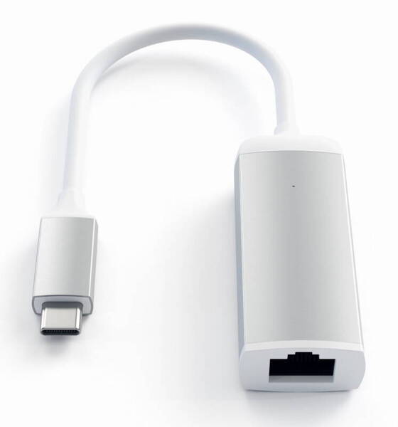 Satechi Aluminum Adapter | Adapter USB-C do Ethernet RJ45 - SILVER