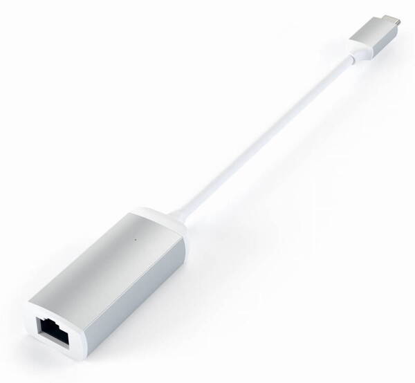 Satechi Aluminum Adapter | Adapter USB-C do Ethernet RJ45 - SILVER