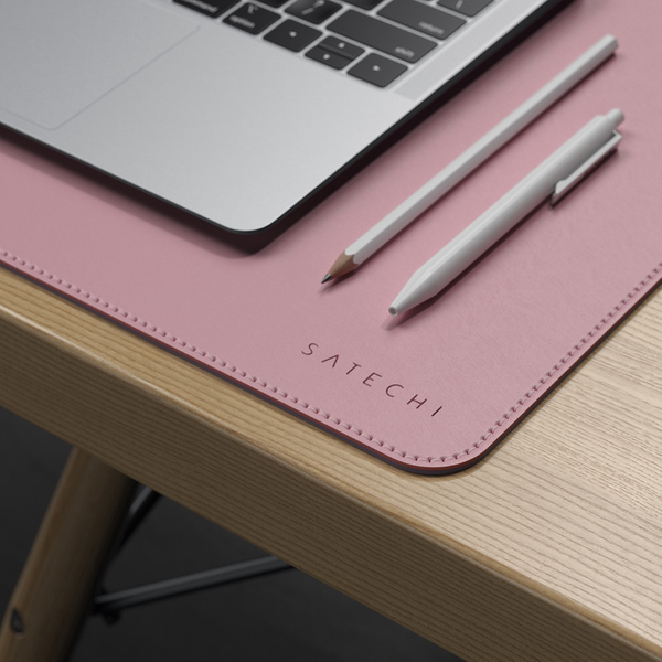 Satechi Dual Eco Leather Desk | Podkładka na Biurko - PINK/PURPLE