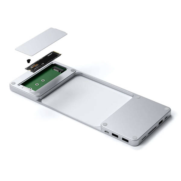 Satechi USB-C Slim Dock | Stacja Dokująca do iMac 24' 2021 - SILVER