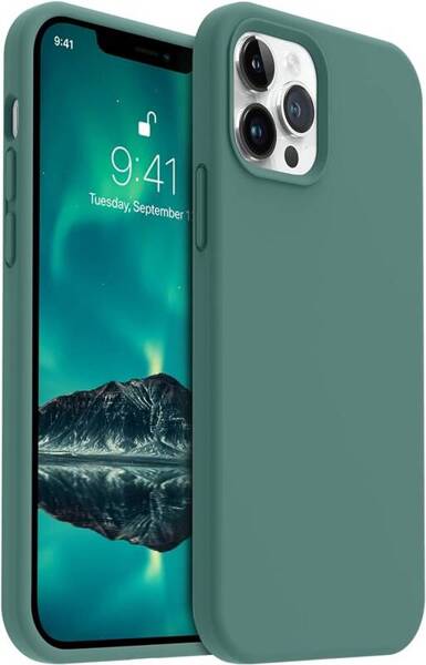 Soft Silicone Case | Etui do iPhone 12/12 Pro - GREEN
