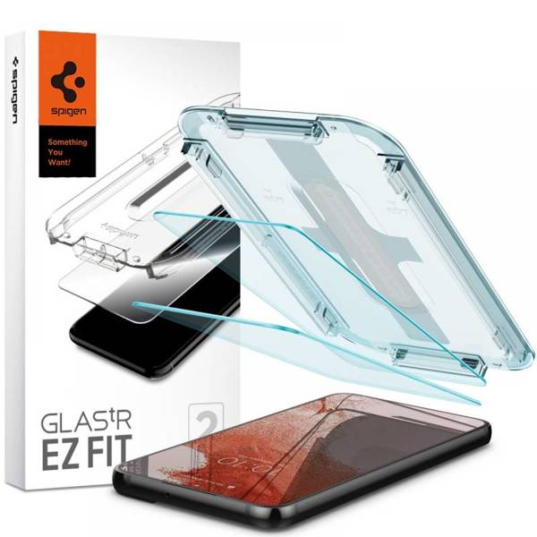 Spigen Glas.TR Ez Fit | 2x Szkło Hartowane do Galaxy S22 Plus - CLEAR