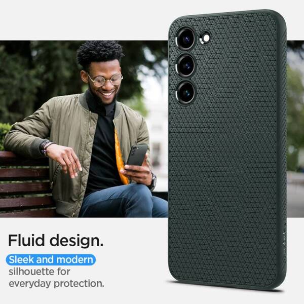 Spigen Liquid Air | Etui do Galaxy S23 - ABYSS GREEN