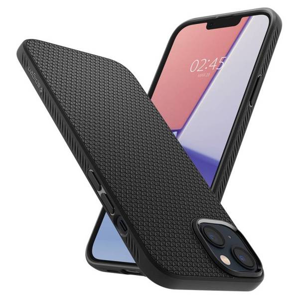 Spigen Liquid Air | Etui do iPhone 14 - M. BLACK