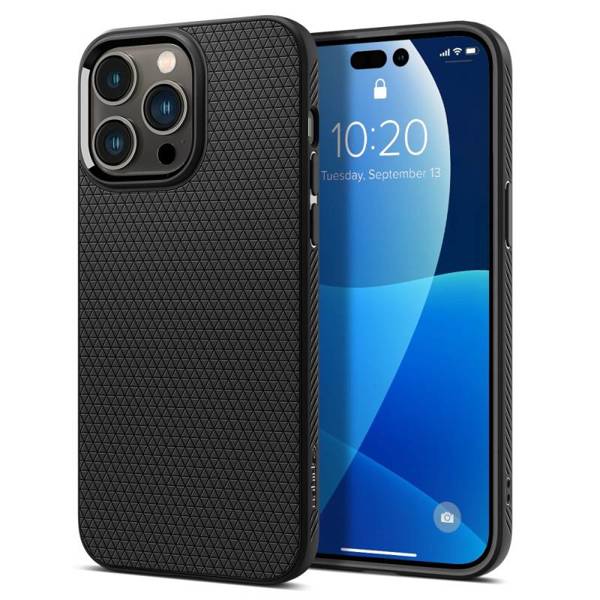 Spigen Liquid Air | Etui do iPhone 14 Pro - M. BLACK