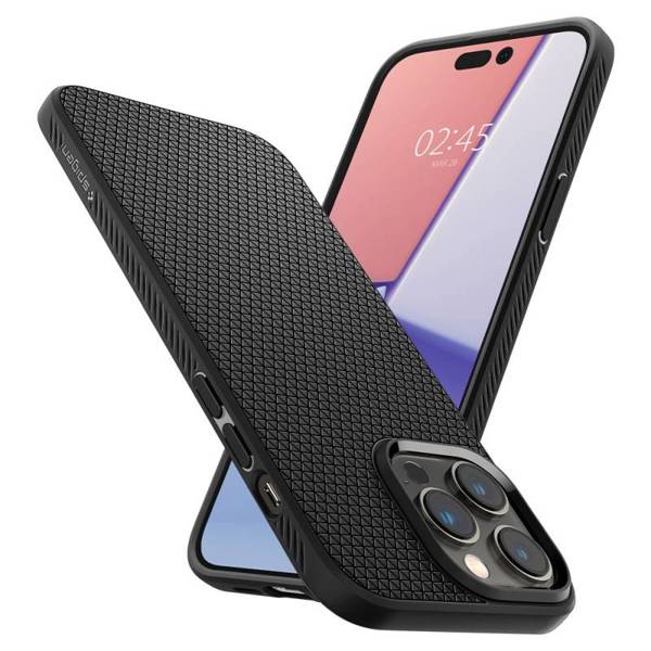 Spigen Liquid Air | Etui do iPhone 14 Pro - M. BLACK