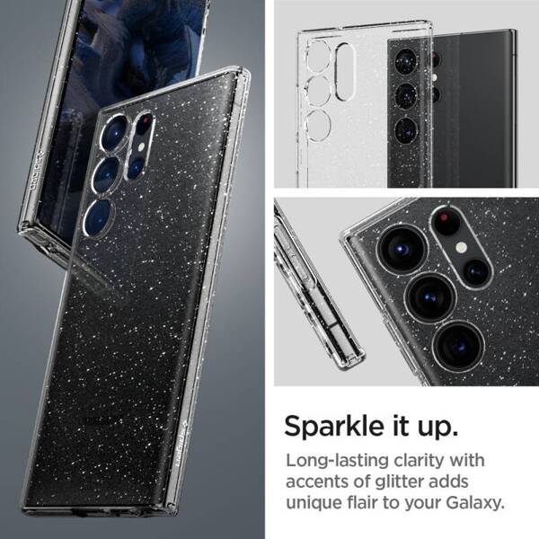 Spigen Liquid Crystal | Etui do Galaxy S23 Ultra - G. CRYSTAL