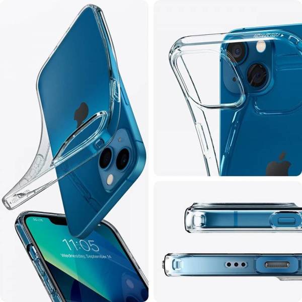 Spigen Liquid Crystal | Etui do iPhone 13 Mini - CRYSTAL CLEAR