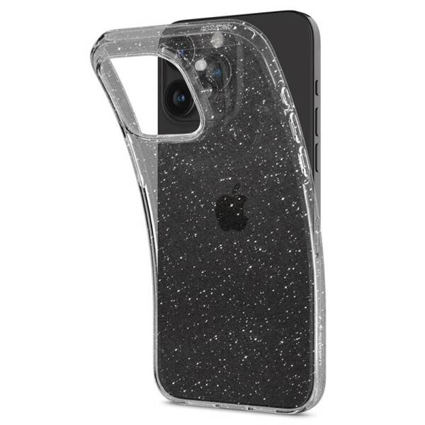 Spigen Liquid Crystal | Etui do iPhone 15 Pro - GLITTER CLEAR