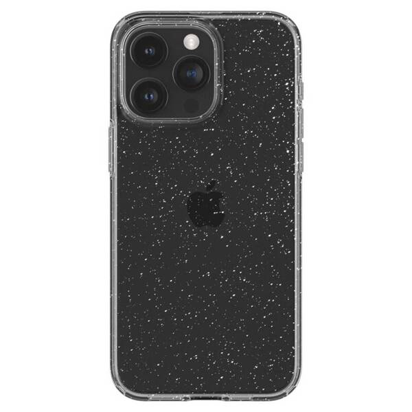 Spigen Liquid Crystal | Etui do iPhone 15 Pro - GLITTER CLEAR