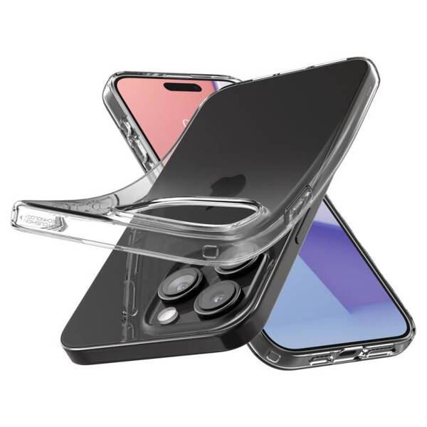 Spigen Liquid Crystal | Etui do iPhone 15 Pro Max - CRYSTAL CLEAR