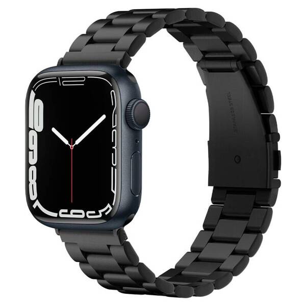 Spigen Modern Fit Band | Bransoleta do Apple Watch 42/44/45/49mm - BLACK