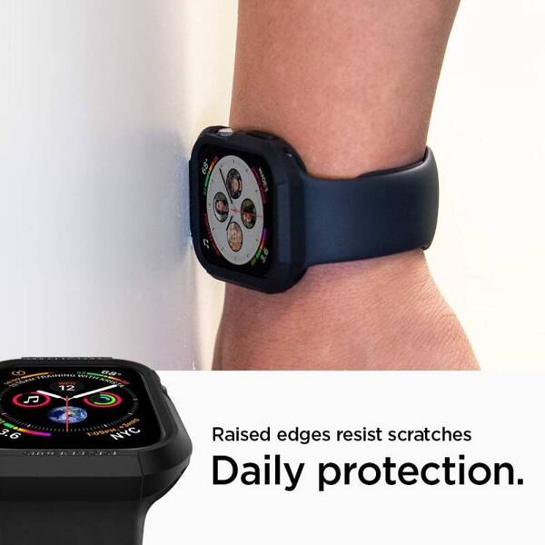 Spigen Rugged Armor | Etui do Apple Watch 4/5 44mm - BLACK